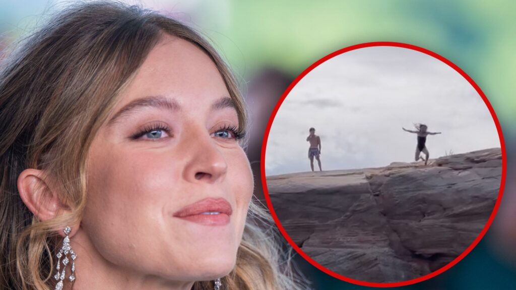 Sydney Sweeney Heats Up Lake Trip with Cliff Jumps, Bikini Walks & Waterskiing